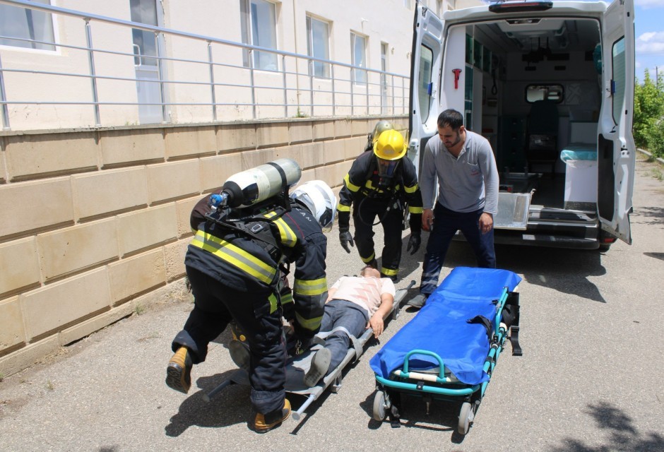 FHN-in Muğan Regional Mərkəzi mülki müdafiə məşqi keçirib