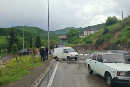 Göygöldə güclü yağış fəsadlar törədib - FOTO 