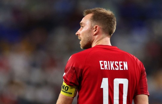 Danimarka millisinin yarımmüdafiəçisi Kristian Eriksen
