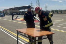 FHN-in Sumqayıt Regional Mərkəzi “Gənc xilasedici və yanğınsöndürən” yarışlarının zona birinciliyini keçirib