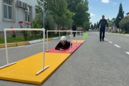 FHN-in Sumqayıt Regional Mərkəzi “Gənc xilasedici və yanğınsöndürən” yarışlarının zona birinciliyini keçirib