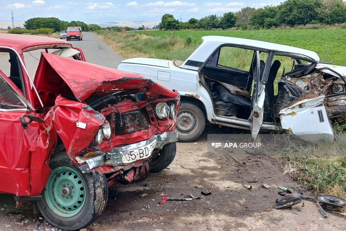 Goranboyda yol qəzasında iki nəfər ölüb, xəsarət alanlar var
