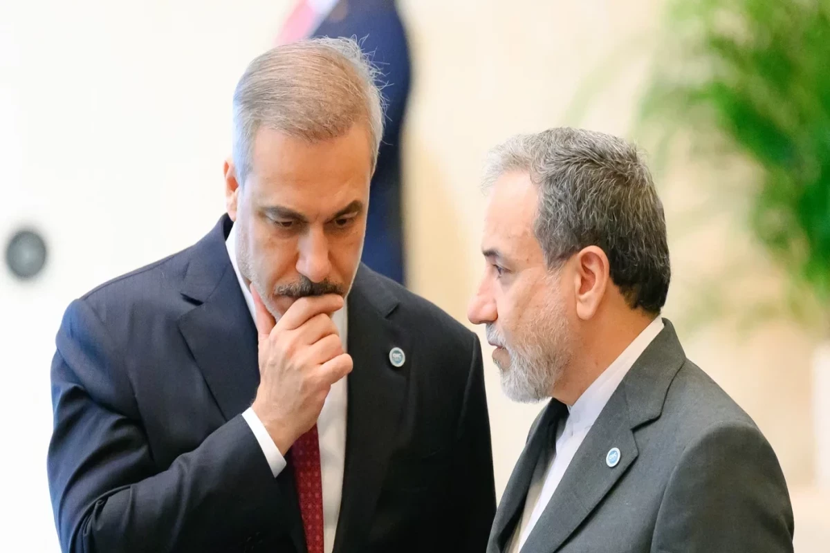 Turkish Foreign Minister Hakan Fidan and Iranian Foreign Minister Abbas Araghchi