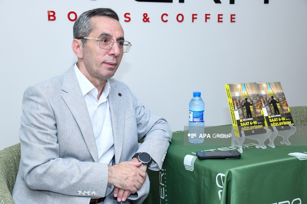 Qulu Ağsəsin “Saat 6-nı gözləyirəm” kitabının təqdimat mərasimi keçirilib - FOTO 