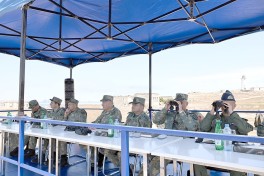 Hərbi Dəniz Qüvvələri Xəzərdə döyüş atışlı taktiki təlim keçirir