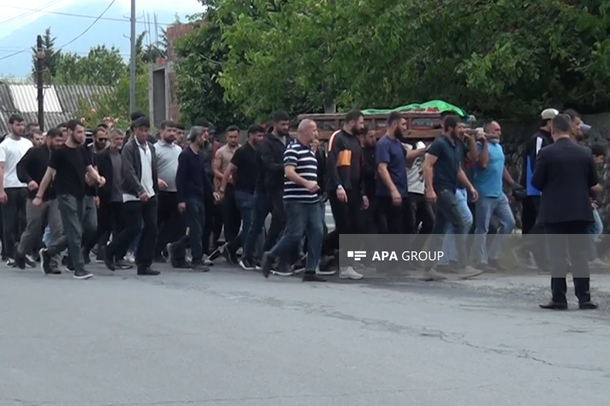 Mohammad Aliyev, killed in drone attack in the Sea of Azov, laid to rest in Zagatala - <span class="red_color">PHOTO