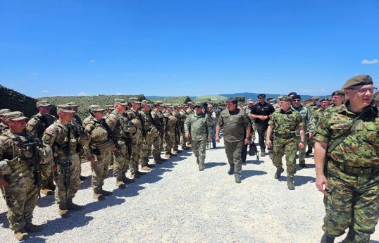 “Platinum Wolf - 2026” təlimində "Yüksək Səviyyəli Müşahidəçi Günü" keçirilib - FOTO 
