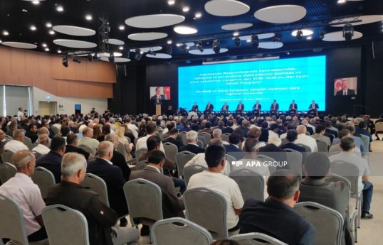 Aqrar sahədə Dövlət Proqramı çərçivəsində Zəngilanda müşavirə keçirilir  - FOTO 