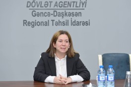 Elm və təhsil naziri Gəncədə vətəndaşları qəbul edib