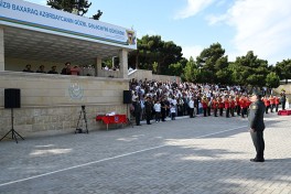 Cəmşid Naxçıvanski adına Hərbi Liseyin 54-cü buraxılış mərasimi keçirilib - VİDEO 