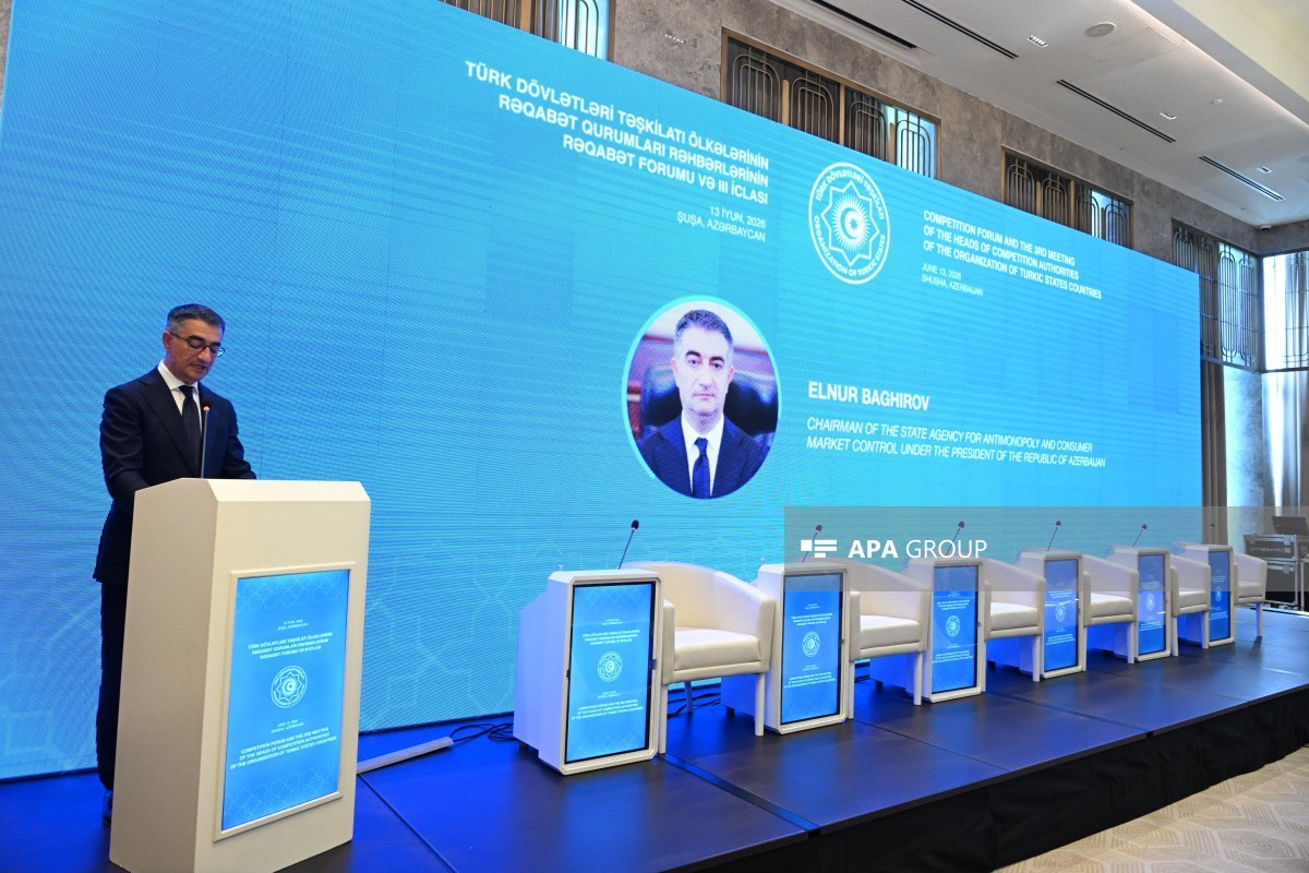 Şuşada Türk Dövlətləri Təşkilatı ölkələrinin Rəqabət Forumu keçirilib - <span class="red_color">FOTO