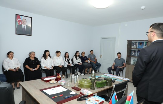 Əmək Müfəttişliyi azad edilmiş ərazilərdə maarifləndirmə tədbirləri keçirib