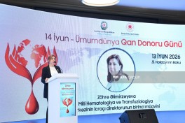 Ümumdünya Qan Donoru Gününə həsr olunmuş tədbir keçirilib - FOTO 