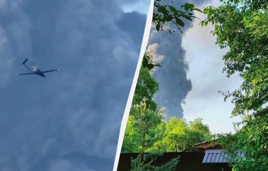 Ukrayna dronları Rusiyanın ən böyük kimya zavodlarından birini vurub