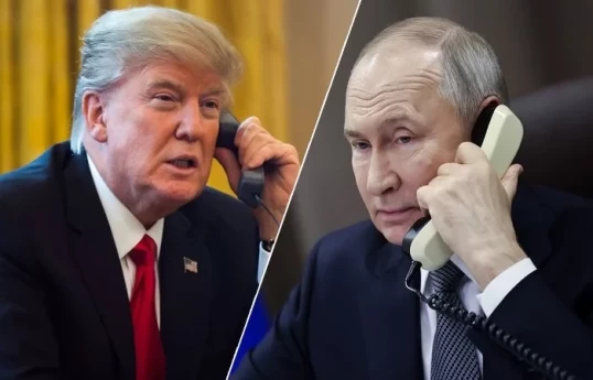 Tramp və Putin arasında telefon danışığı olub