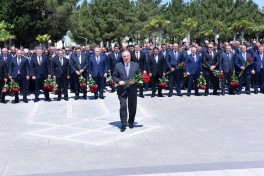 Sumqayıtda Milli Qurtuluş Günü qeyd olunub - FOTO 