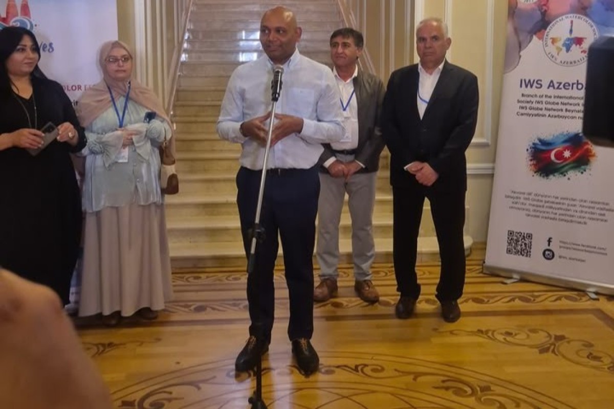 Indian Ambassador to Azerbaijan attends opening of International Watercolor Festival “Caspian Waves” 2026 in Baku-<span class="red_color">PHOTO