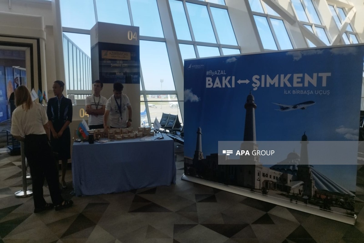 AZAL operates first flight to Shymkent