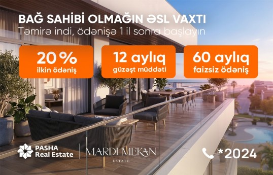 Mardi Mekan Estate: 60 ayadək faizsiz ödənişlə dənizkənarı həyat - FOTO 