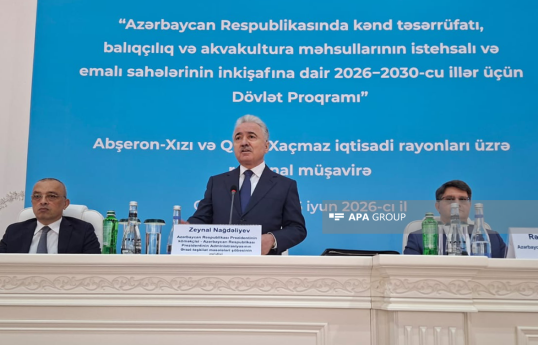 Prezidentin köməkçisi: Su və torpaq resurslarından səmərəli istifadə Dövlət Proqramının əsas prioritetlərindəndir