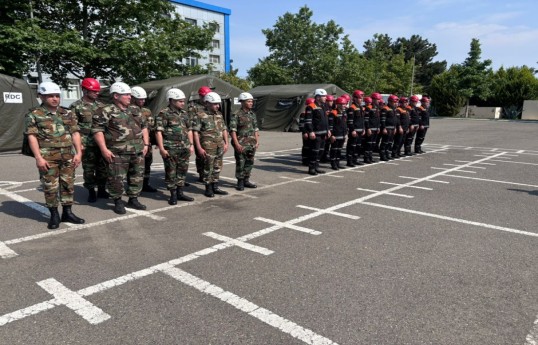 FHN Muğan regionunda taktiki-xüsusi təlim keçirib - VİDEO 
