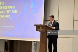 “Erməni orta məktəblərində nifrət nitqi və tarixi faktların saxtalaşdırılması” adlı kitabın təqdimatı olub