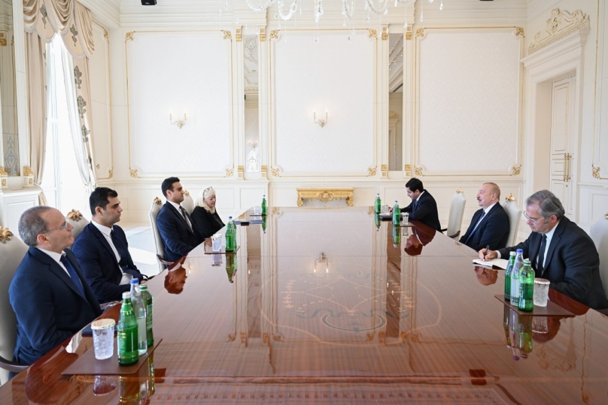 President Ilham Aliyev receives U.S. Congressman Abraham Hamadeh