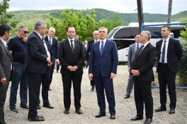 Əlaqələndirmə Qərargahının iclasının iştirakçıları Xocalıda salınmış intensiv meyvə bağları ilə tanış olub