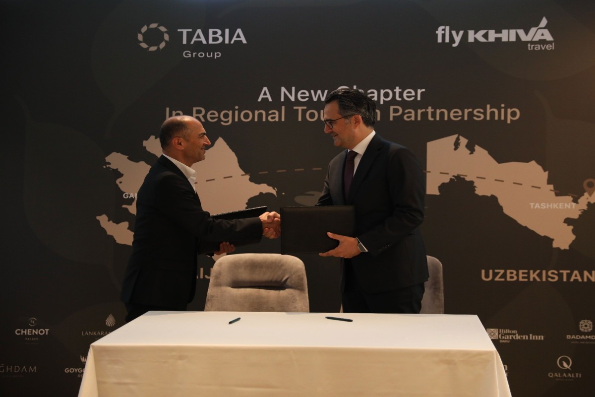 Важный шаг в развитии туризма Нафталана — TABIA Group и FlyKhiva подписали меморандум о сотрудничестве-<span class="red_color">ФОТО