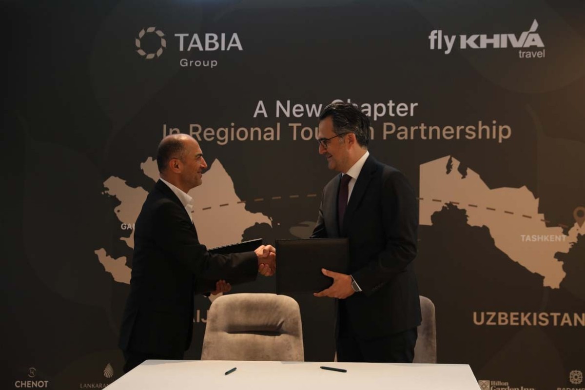 Naftalan turizminin inkişafında mühüm addım - TABIA Group və FlyKhiva arasında əməkdaşlıq memorandumu imzalanıb - <span class="red_color">FOTO
