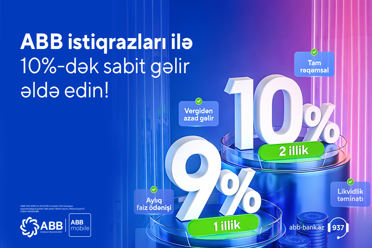 ABB istiqrazlarına yüksək investor marağı davam edir: sifarişlər təklifi 2 dəfə üstələyib