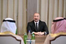 Prezident Ərəb Koordinasiya Qrupuna daxil olan üzv qurumların rəhbər şəxslərini qəbul edib - FOTO 