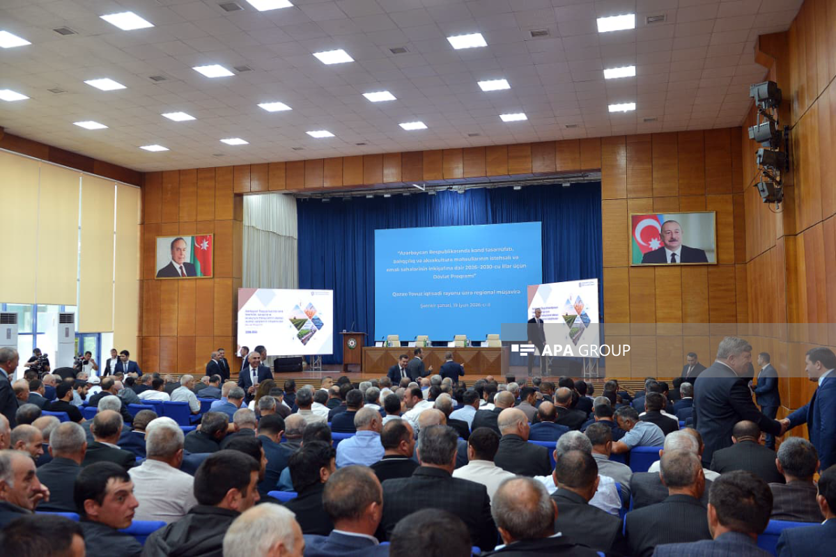 Aqrar sahədə Dövlət Proqramı çərçivəsində Şəmkirdə regional müşavirə keçirilir