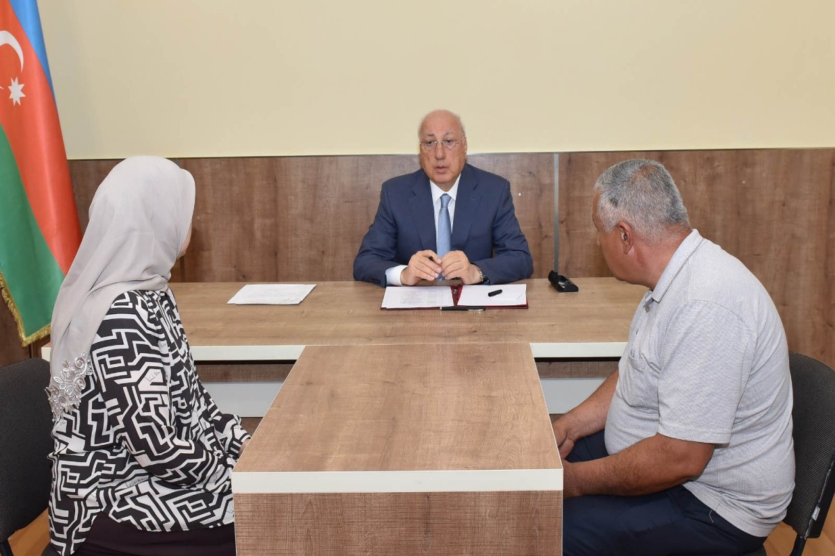 Zakir Fərəcov vətəndaş qəbulu keçirib