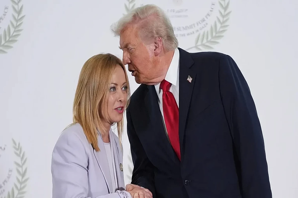İtaliya Baş naziri Ciorcia Meloni və ABŞ prezidenti Donald Tramp