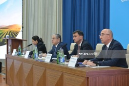 Aqrar sahədə Dövlət Proqramı çərçivəsində Şəmkirdə regional müşavirə keçirilib - FOTO  - YENİLƏNİB 