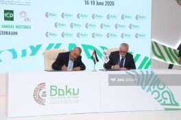 İsDB Toplantıları çərçivəsində genişmiqyaslı sazişlər imzalanıb - FOTO 