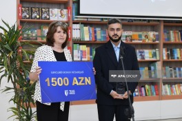 “TEAS Press”in keçirdiyi gənclərin roman müsabiqəsinin qalibləri mükafatlandırılıb - FOTO 