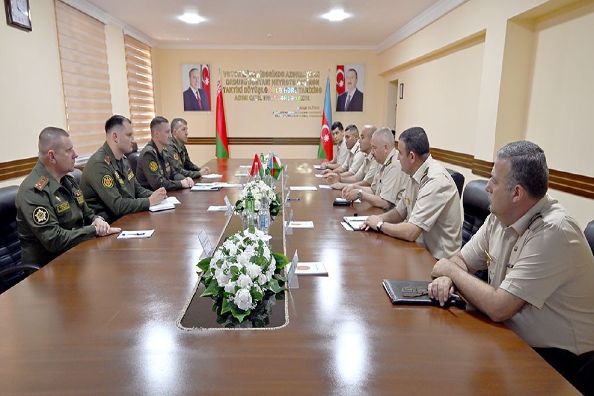 Belarus MN-in Qoşun Xidməti İdarəsinin rəisi Azərbaycana səfər edib