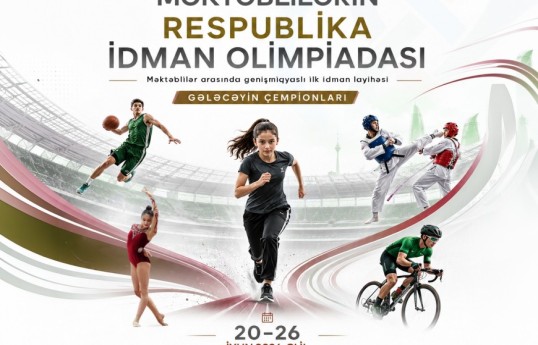 Məktəblilərin Respublika İdman Olimpiadasının açılış mərasimi keçirilib
