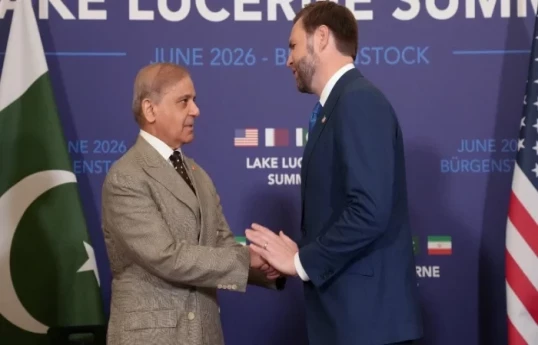 Pakistan Baş naziri və ordu komandanı İsveçrədə Venslə görüşüb