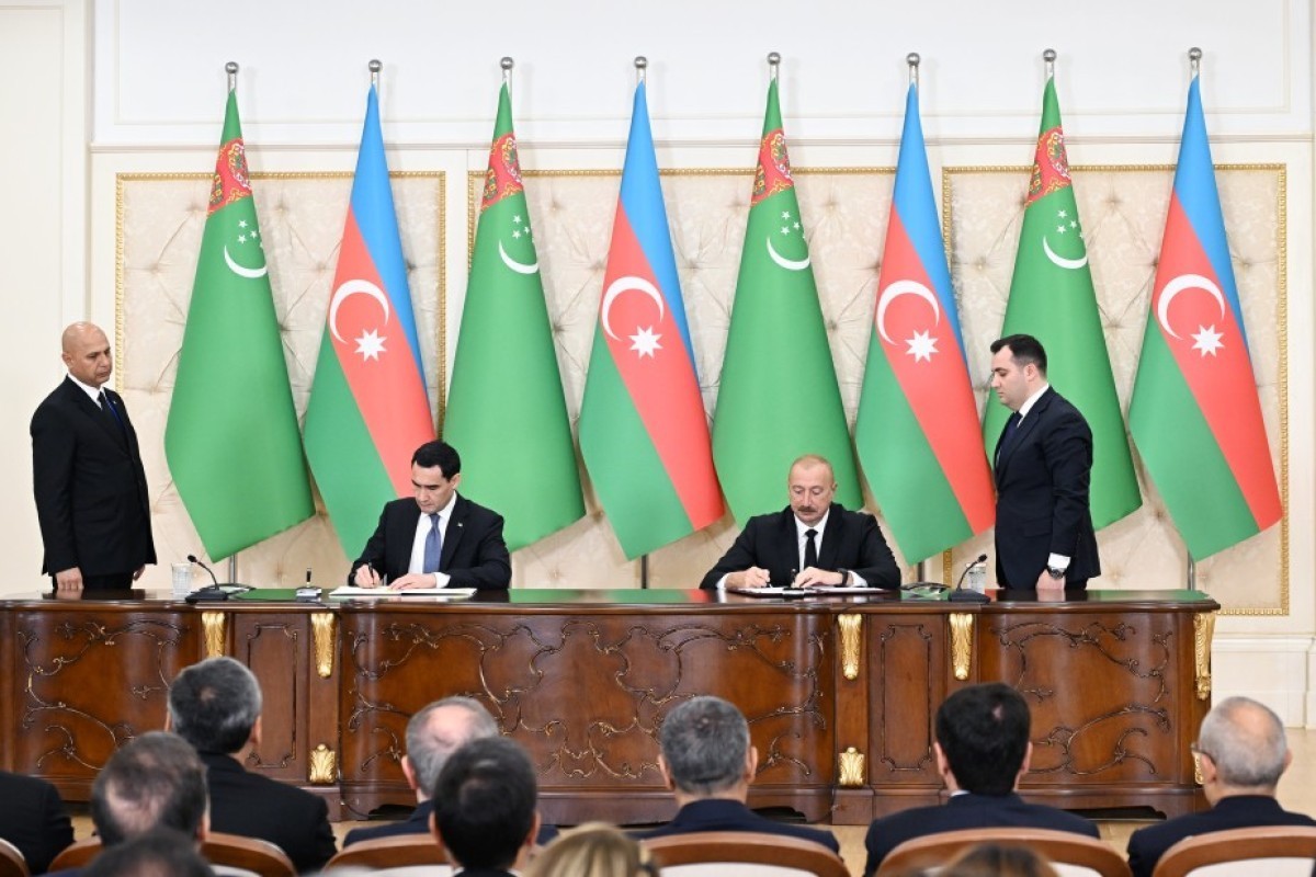 Azerbaijan-Turkmenistan documents exchanged