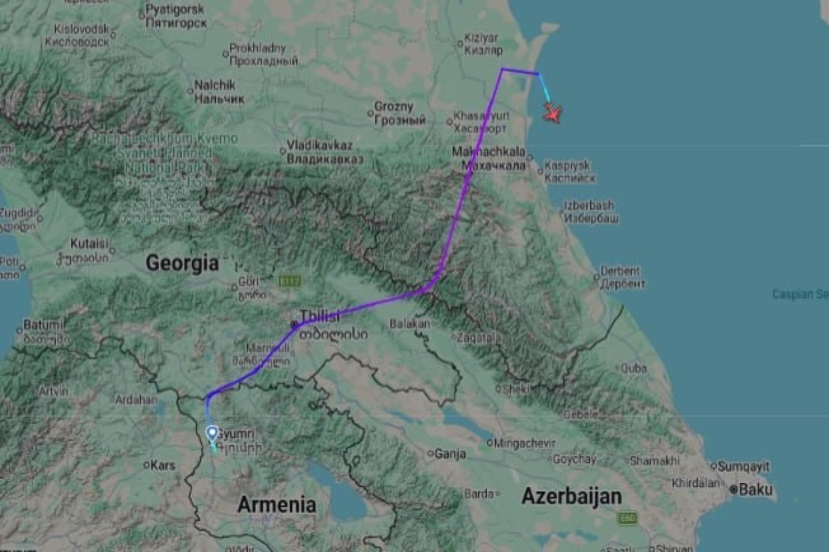 Aircraft flying from Armenia to Moscow issues distress signal and lands in Makhachkala-<span class="red_color">UPDATED