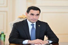 Prezident İlham Əliyevin Türkmənistan Prezidenti ilə geniş tərkibdə görüşü olub