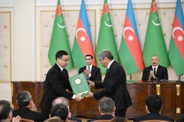 Azərbaycan-Türkmənistan sənədləri mübadilə olunub - YENİLƏNİB 
