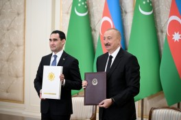 Azərbaycan-Türkmənistan sənədləri mübadilə olunub - YENİLƏNİB 