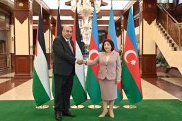 Sahibə Qafarova İordaniya Nümayəndələr Palatasının sədri ilə görüşüb