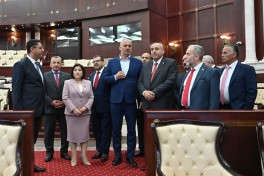 Sahibə Qafarova İordaniya Nümayəndələr Palatasının sədri ilə görüşüb