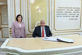 Sahibə Qafarova İordaniya Nümayəndələr Palatasının sədri ilə görüşüb
