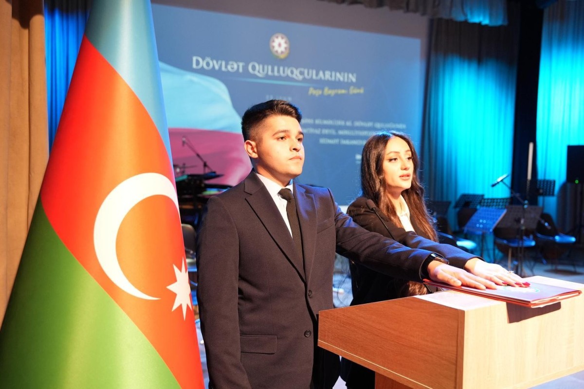 ƏƏSMN-də dövlət qulluğuna yeni qəbul edilən əməkdaşların andiçmə mərasimi olub